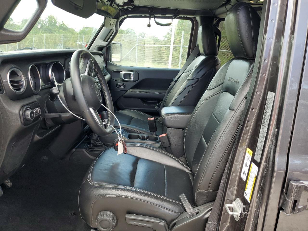 2019 Jeep Wrangler Unlimited Sahara VIN: 1C4HJXEG9KW597955 Lot: 80563375