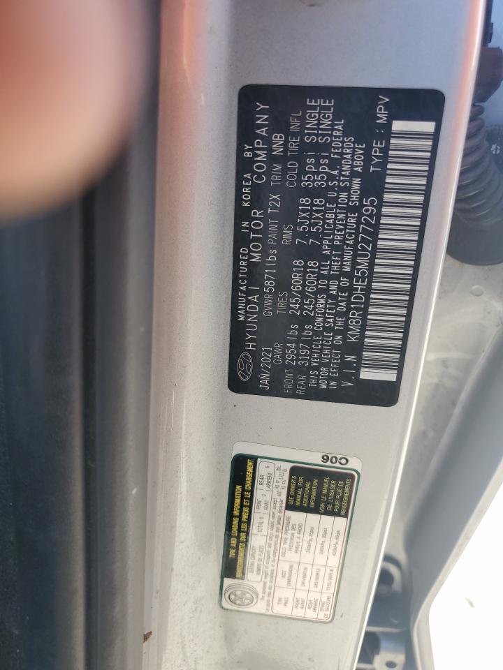 2021 Hyundai Palisade Se VIN: KM8R1DHE5MU277295 Lot: 81861695