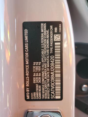 2021 ROLLS-ROYCE GHOST   