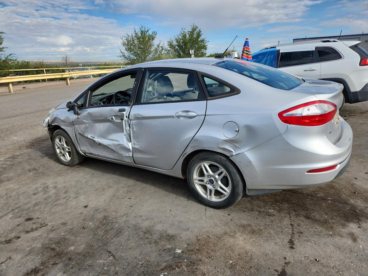 2019 Ford Fiesta Se silver null gasoline 3FADP4BJ4KM101641 photo #3
