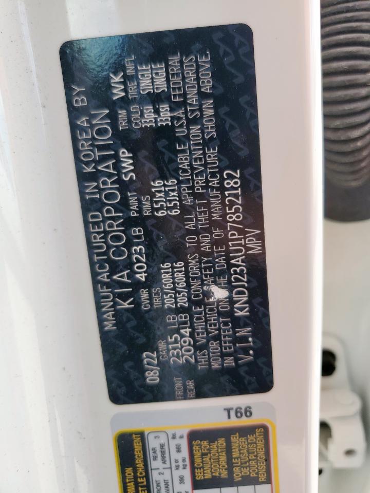 2023 Kia Soul Lx VIN: KNDJ23AU1P7852182 Lot: 80987515