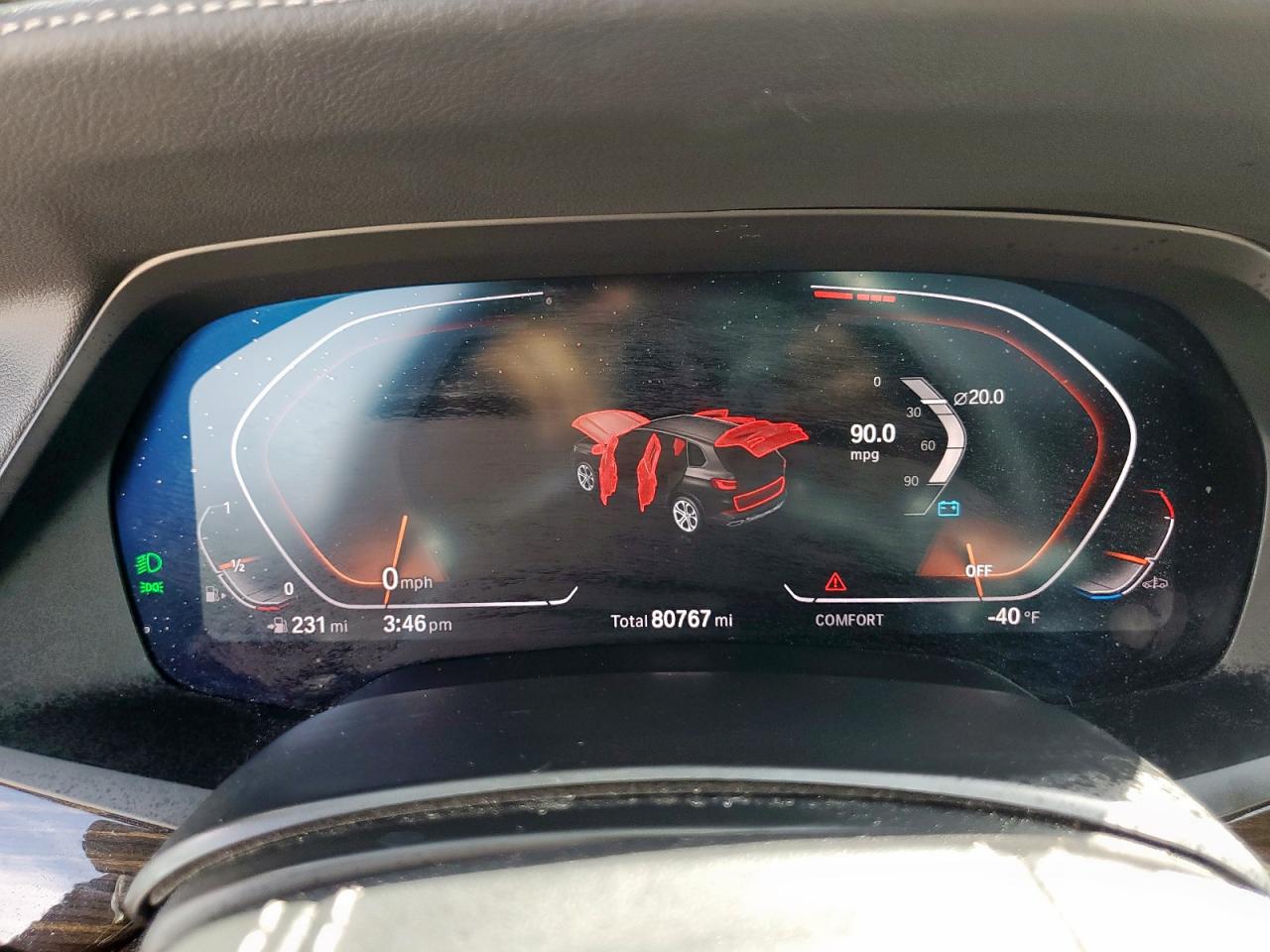 2020 BMW X5 Sdrive 40I VIN: 5UXCR4C05L9B00862 Lot: 80323735