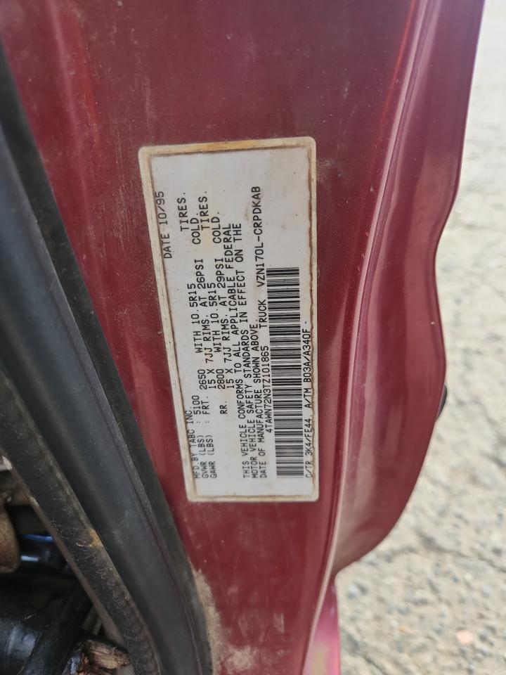 1996 Toyota Tacoma Xtracab VIN: 4TAWN72N3TZ101865 Lot: 84651125