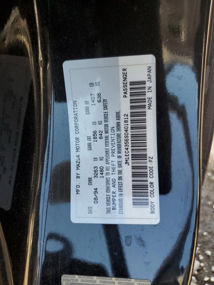 1995 Mazda Mx-3 Base VIN: JM1EC4356S0401812 Lot: 71556875