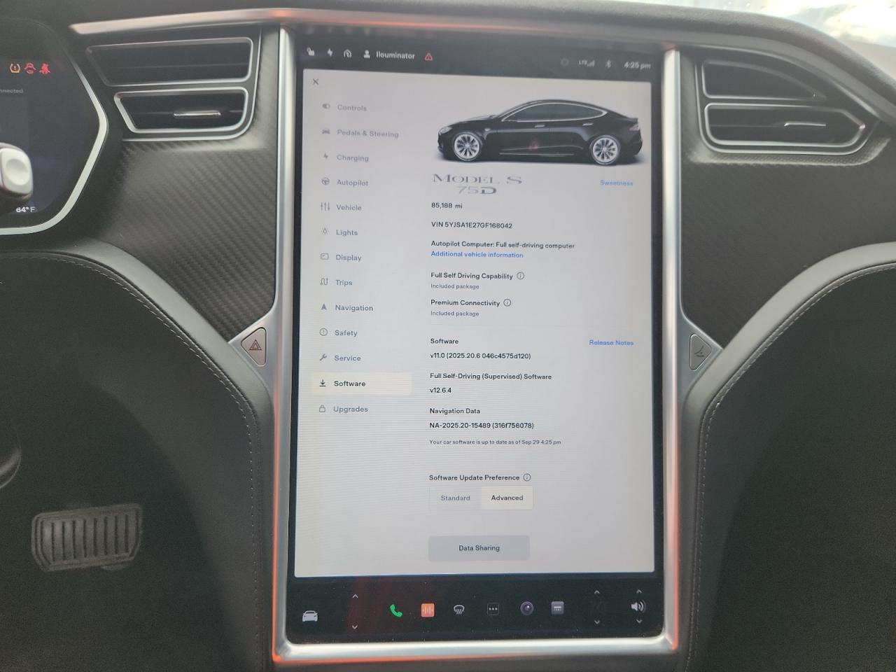 2016 Tesla Model S VIN: 5YJSA1E27GF168042 Lot: 81431925