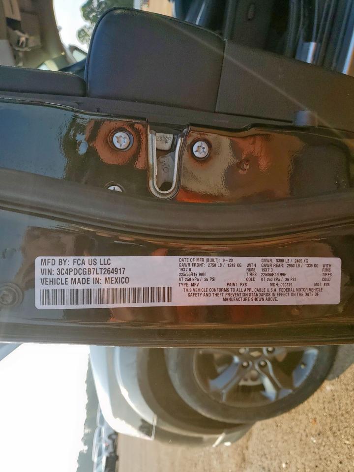 2020 Dodge Journey Crossroad VIN: 3C4PDCGB7LT264917 Lot: 80863495