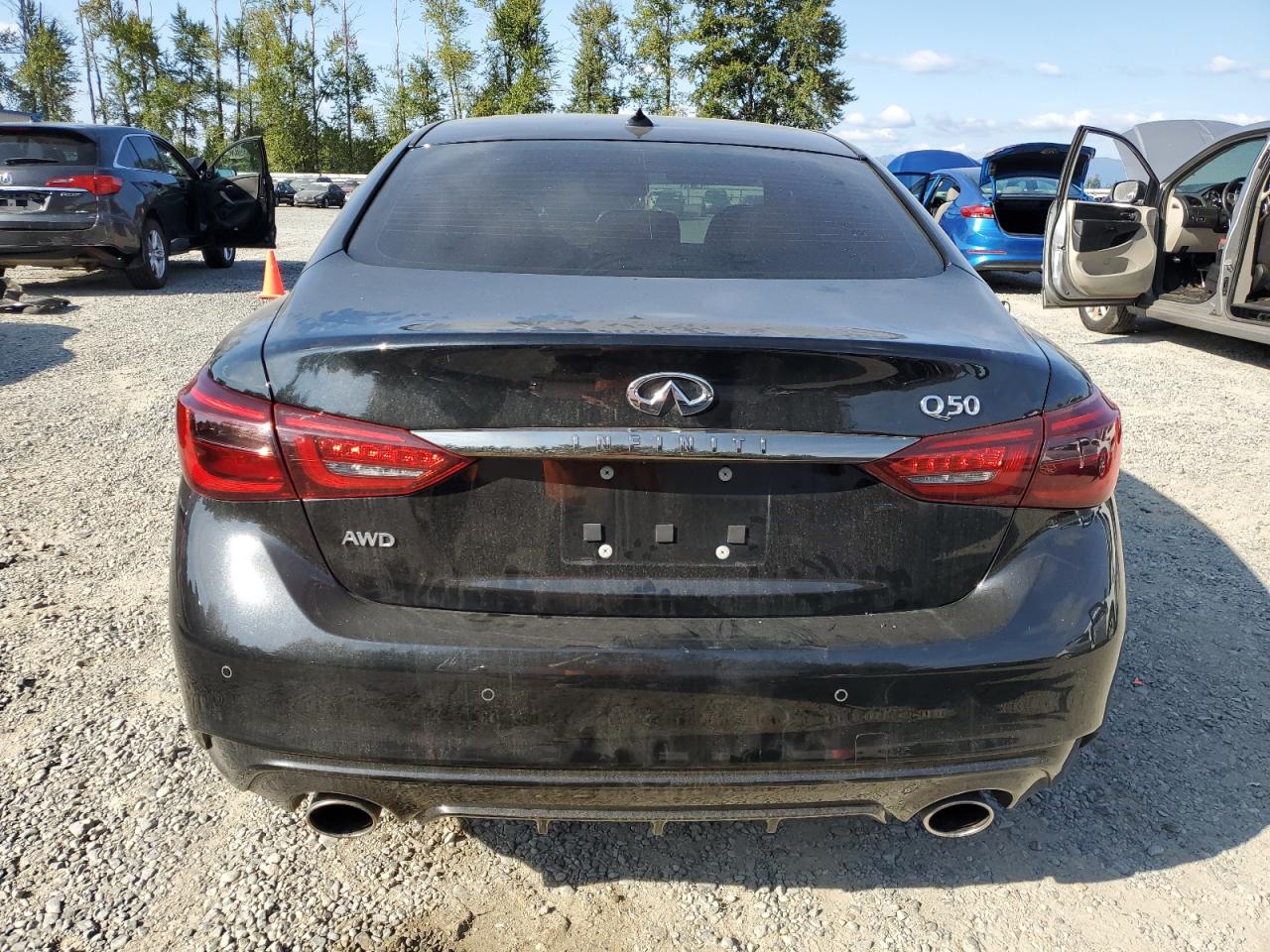 2021 Infiniti Q50 Sensory VIN: JN1EV7CR4MM755874 Lot: 71936345