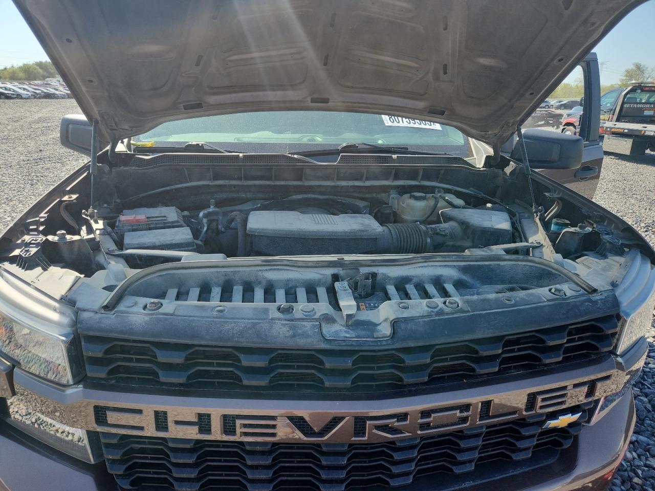 2019 Chevrolet Silverado K1500 Custom VIN: 3GCPYBEH2KG218845 Lot: 80759565
