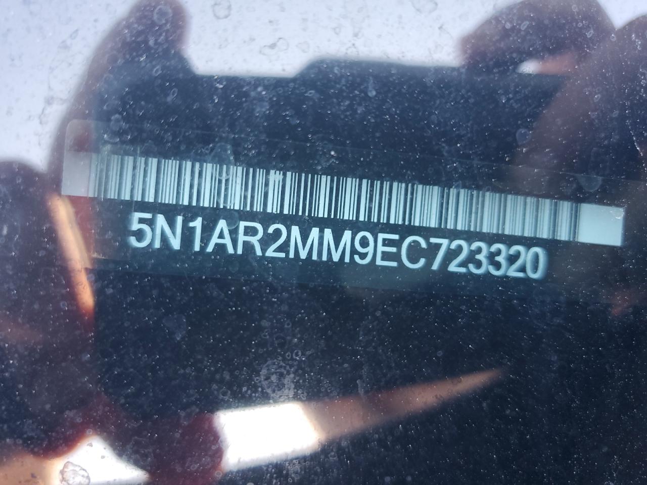 2014 Nissan Pathfinder S VIN: 5N1AR2MM9EC723320 Lot: 81311865