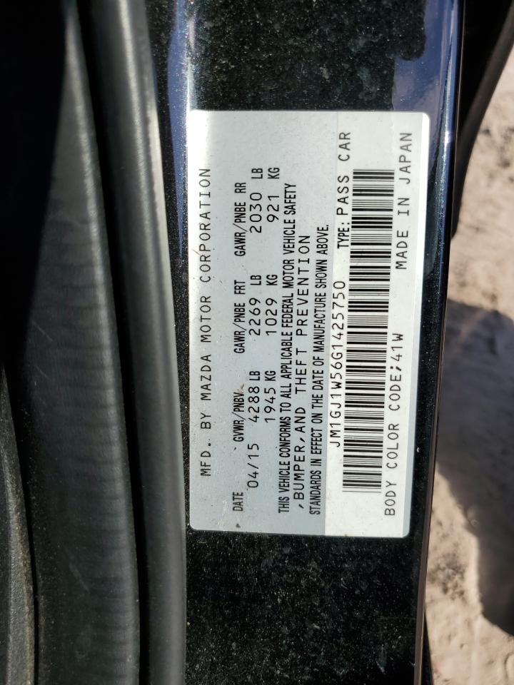 2016 Mazda 6 Grand Touring VIN: JM1GJ1W56G1425750 Lot: 81002915