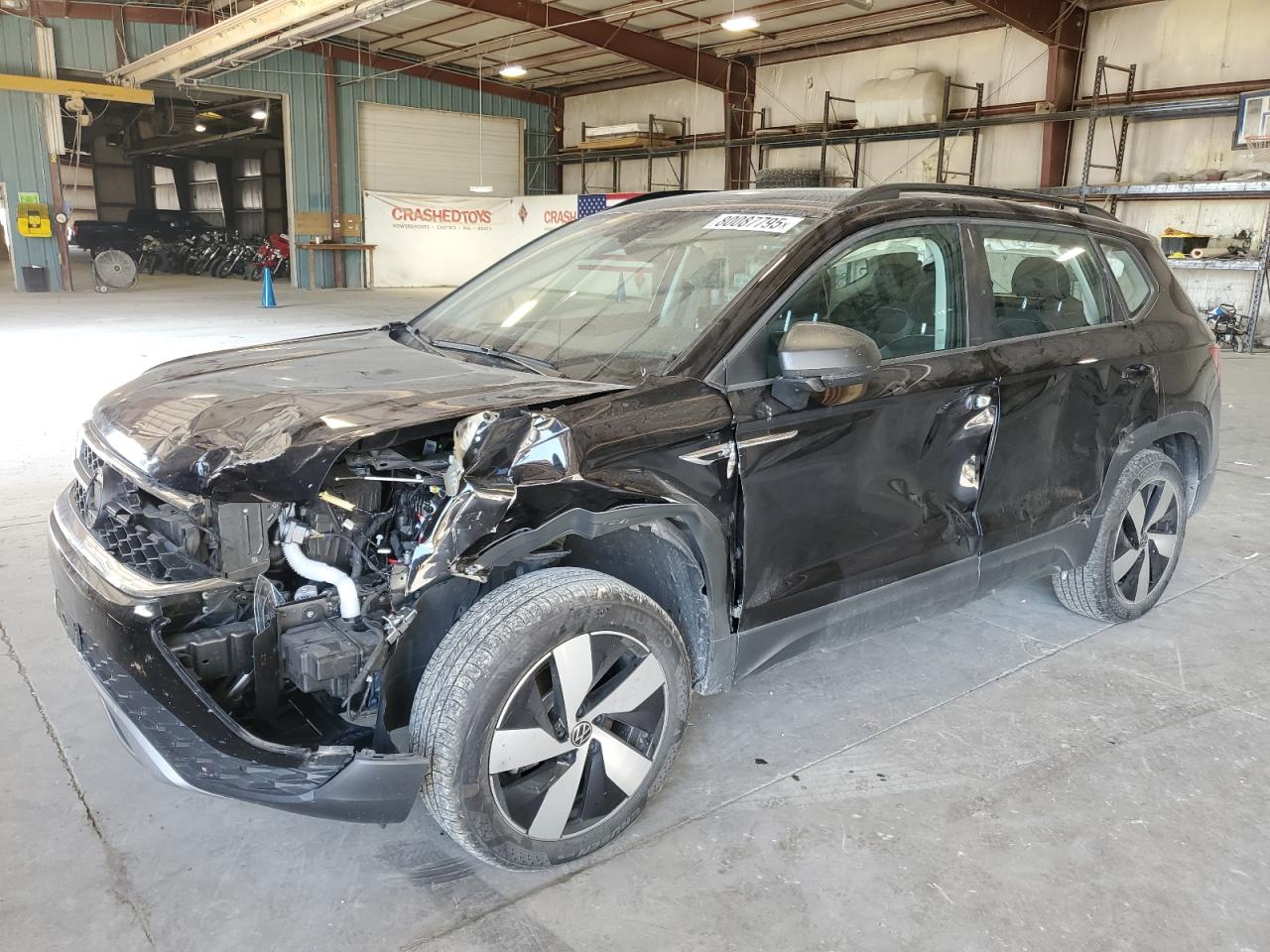 2024 Volkswagen Taos S black null gasoline 3VV8X7B20RM067330 photo #1