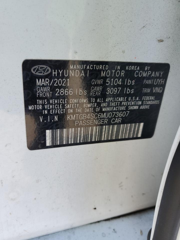 2021 Genesis G80 Base VIN: KMTGB4SC6MU073607 Lot: 70928455