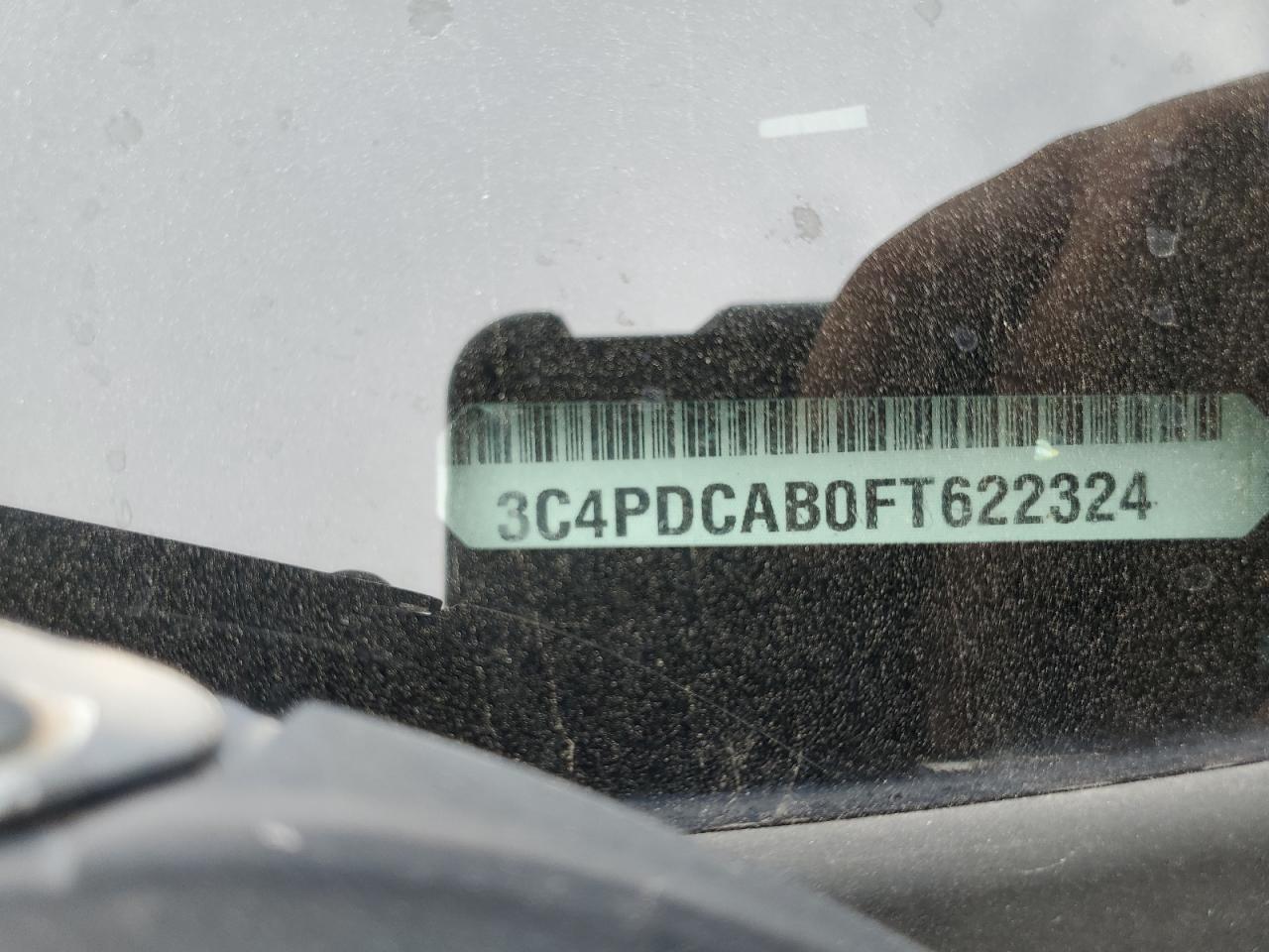 2015 Dodge Journey Se VIN: 3C4PDCAB0FT622324 Lot: 80885575