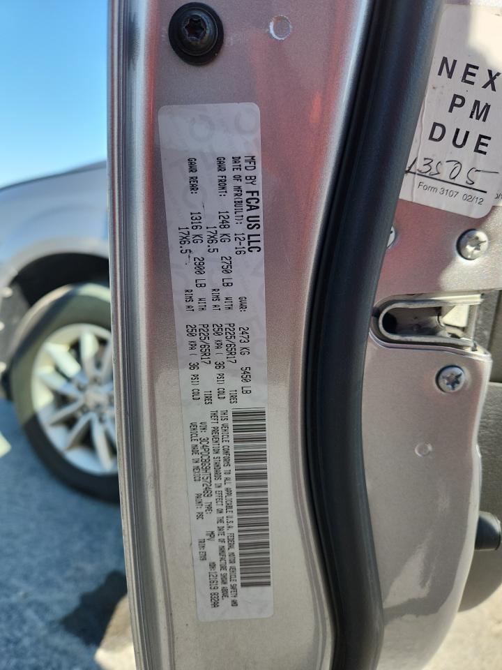 2017 Dodge Journey Sxt VIN: 3C4PDCBG9HT572469 Lot: 81464005