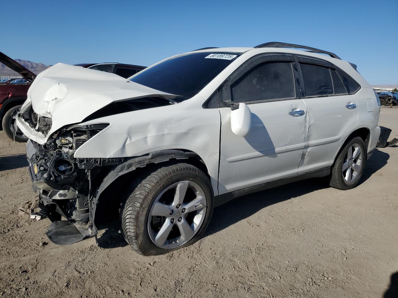 2008 Lexus Rx 350 white suv gas 2T2GK31U78C042397 photo #1