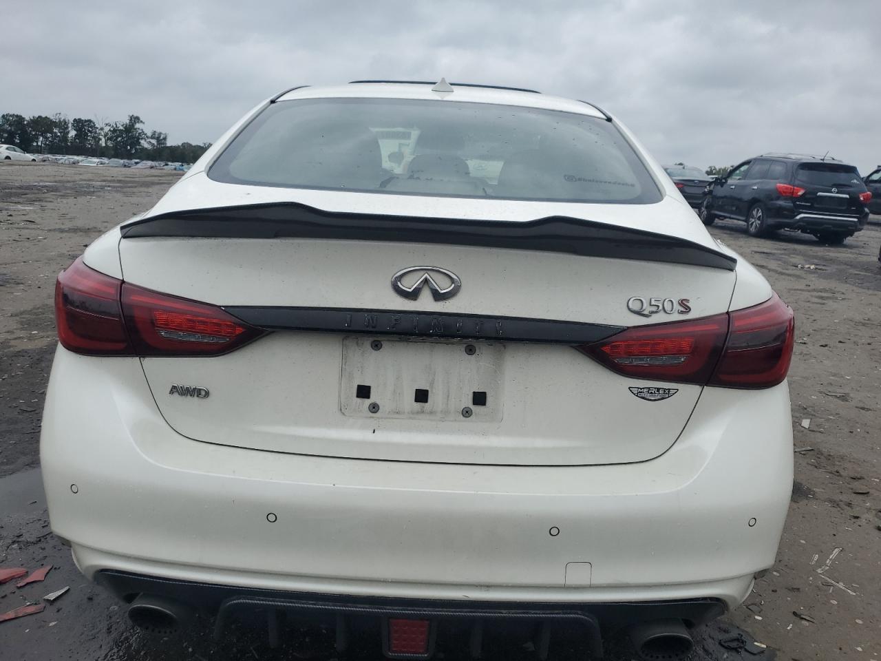 2020 Infiniti Q50 Red Sport 400 VIN: JN1FV7ARXLM660399 Lot: 83887945