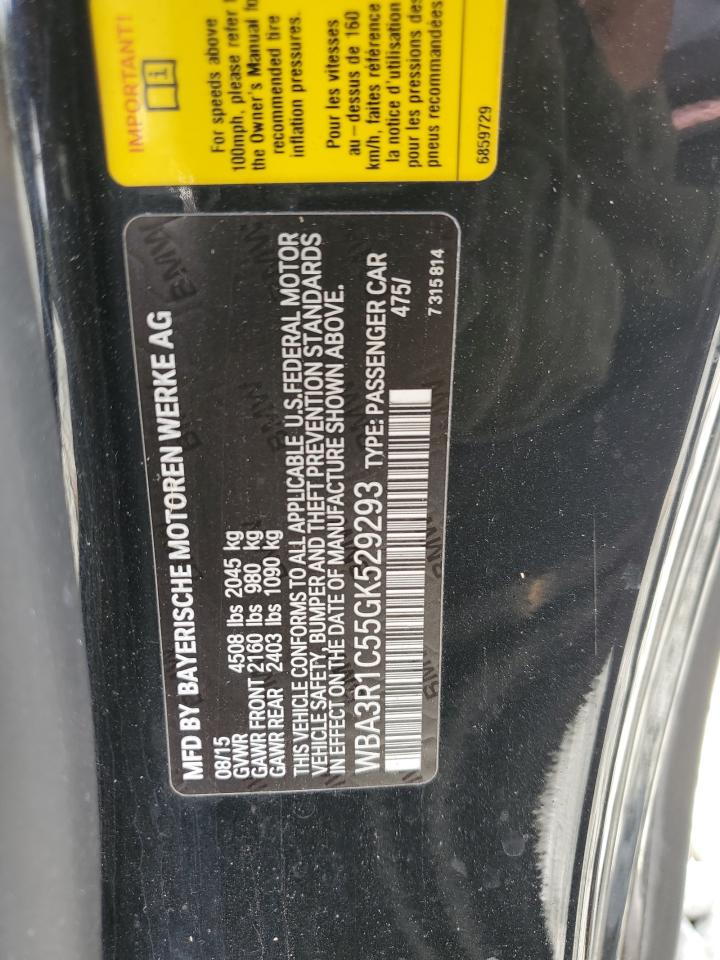 2016 BMW 435 I VIN: WBA3R1C55GK529293 Lot: 81184665