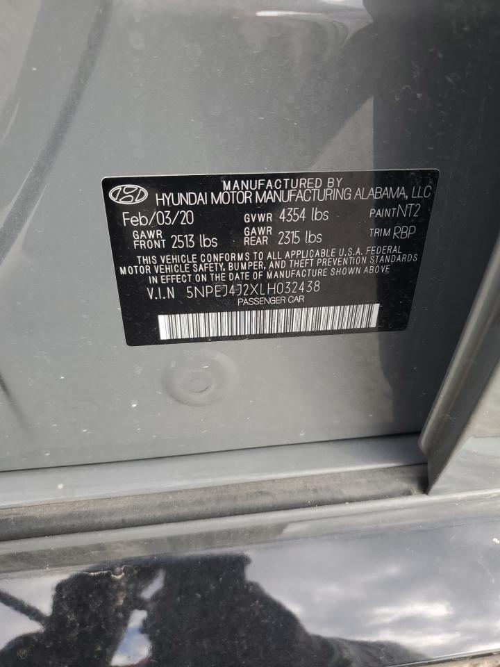 2020 Hyundai Sonata Sel Plus VIN: 5NPEJ4J2XLH032438 Lot: 70456975