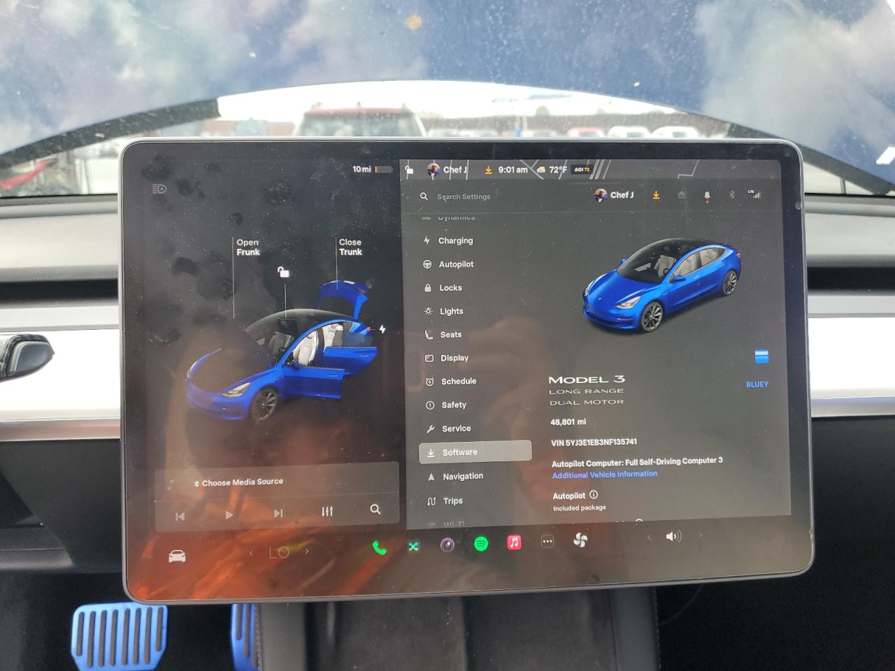 2022 Tesla Model 3 VIN: 5YJ3E1EB3NF135741 Lot: 83811305