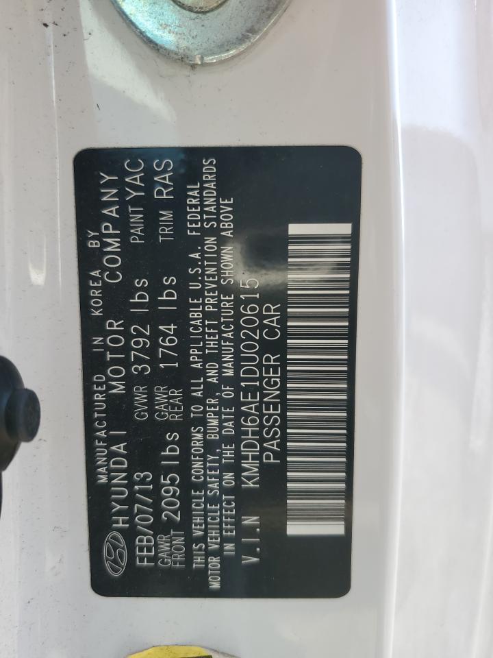 2013 Hyundai Elantra Coupe Gs VIN: KMHDH6AE1DU020615 Lot: 80195875