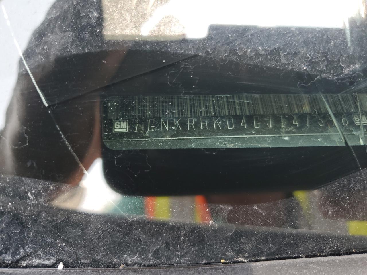 2016 Chevrolet Traverse Lt VIN: 1GNKRHKD4GJ147396 Lot: 71432515