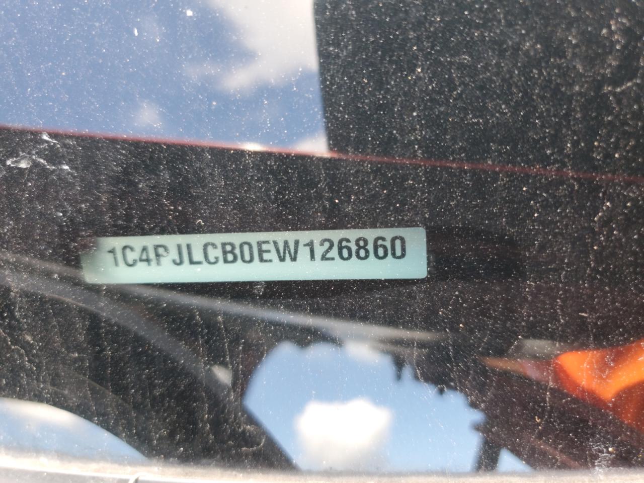 2014 Jeep Cherokee Latitude VIN: 1C4PJLCB0EW126860 Lot: 84209215