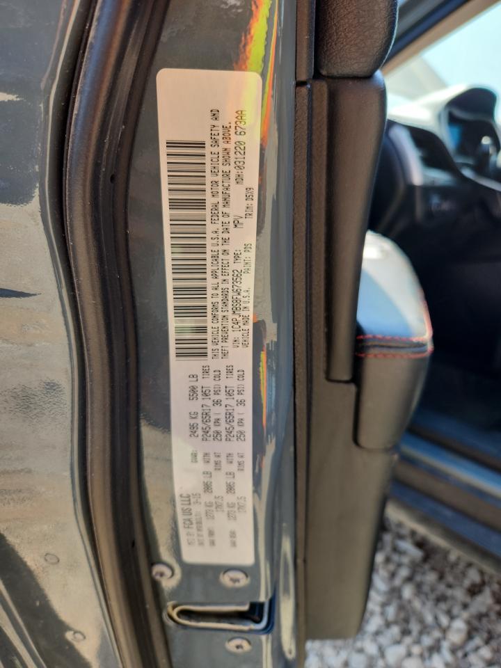 2015 Jeep Cherokee Trailhawk VIN: 1C4PJMBS8FW673562 Lot: 80749925