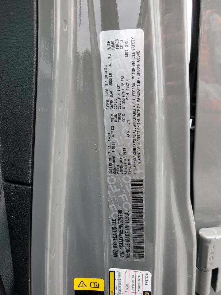 2023 Jeep Wrangler Sahara 4Xe VIN: 1C4JJXP65PW579790 Lot: 81886835