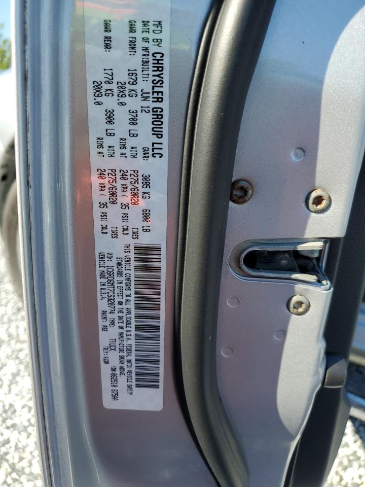 2012 Dodge Ram 1500 Sport VIN: 1C6RD6MT7CS320774 Lot: 81426395