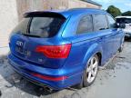 2013 AUDI Q7 S LINE PLUS for sale at Copart BELFAST
