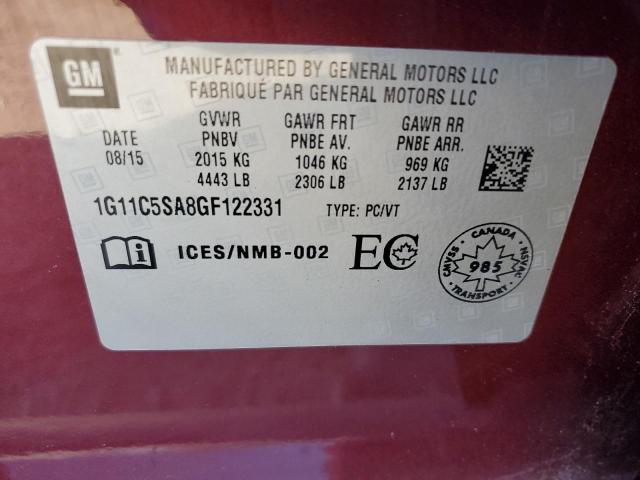 2016 CHEVROLET MALIBU LIMITED LT  
