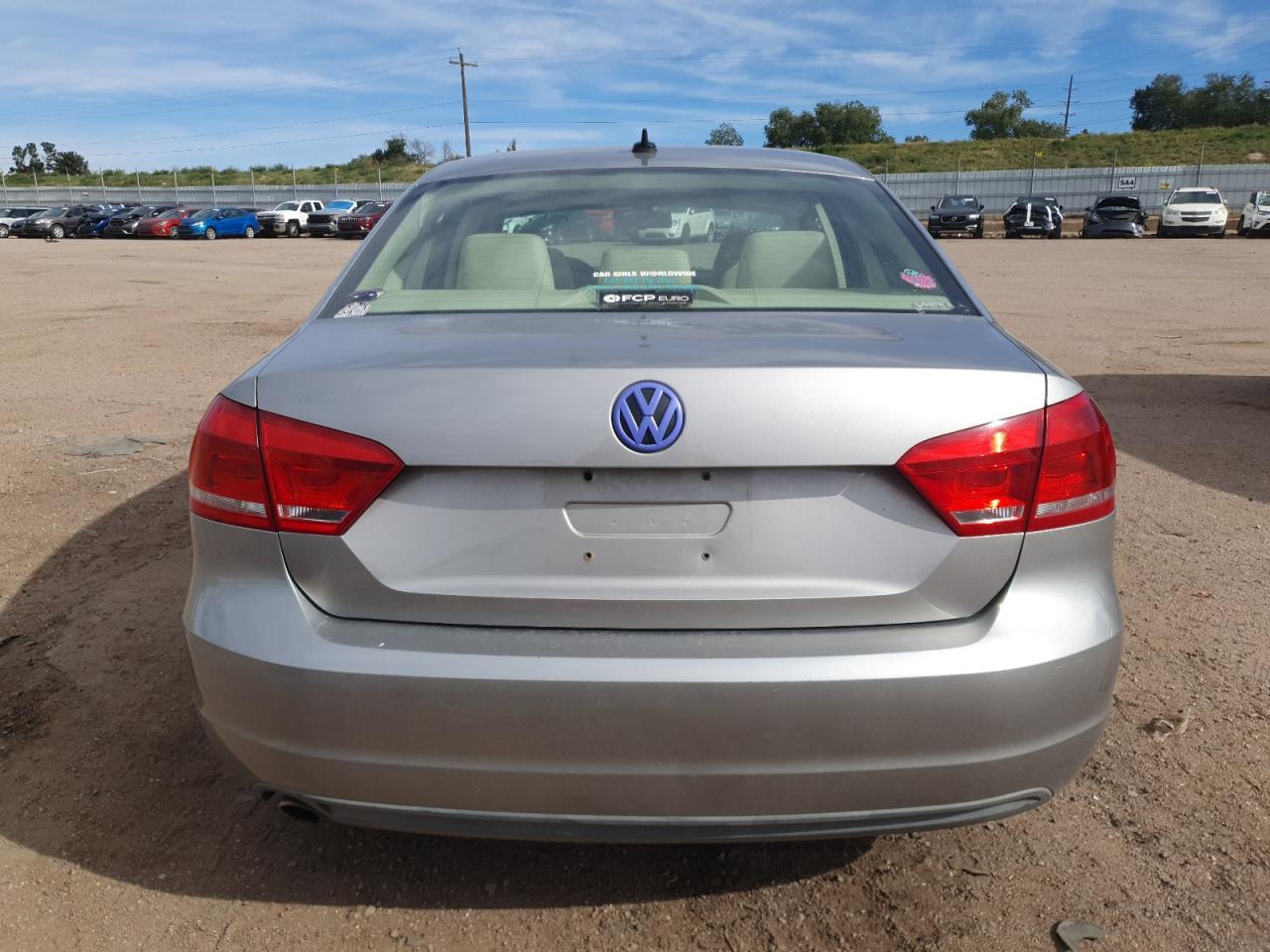 2012 Volkswagen Passat Se VIN: 1VWBH7A34CC078350 Lot: 81429565
