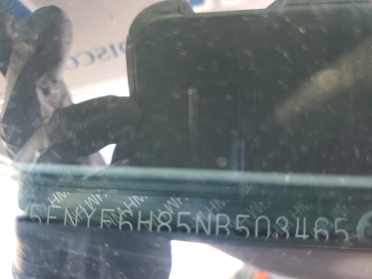 2022 Honda Pilot Trailsport VIN: 5FNYF6H85NB503465 Lot: 70982895