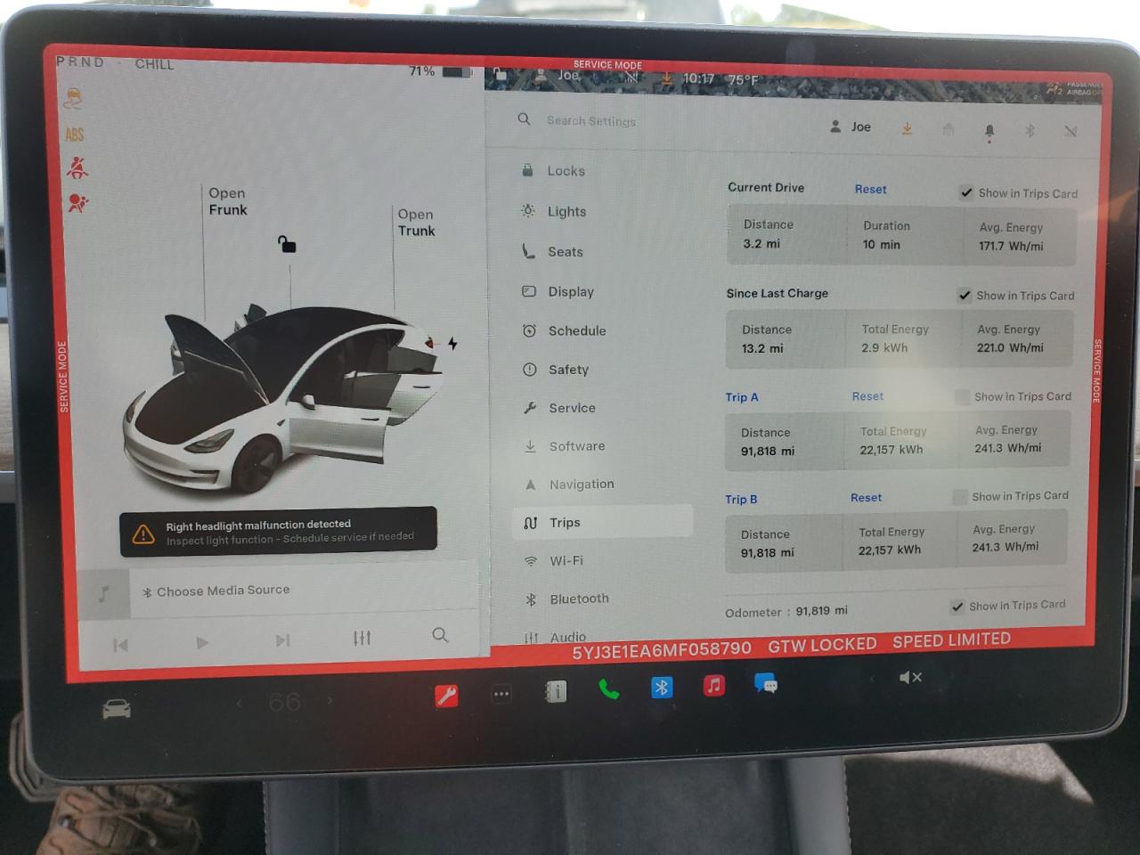 2021 Tesla Model 3 VIN: 5YJ3E1EA6MF058790 Lot: 81886135