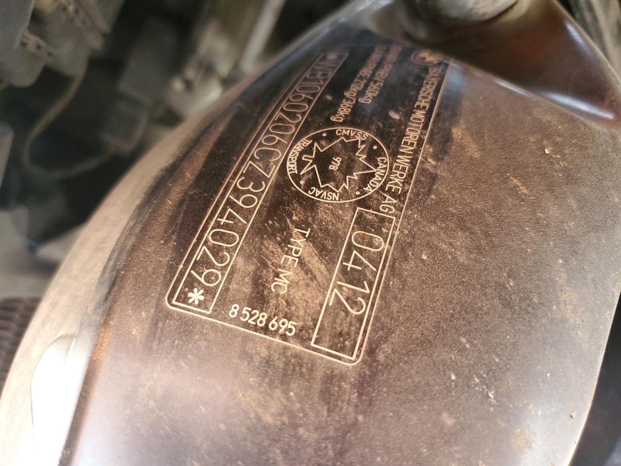 2012 BMW K1600 Gtl VIN: WB1060206CZ394029 Lot: 69774585