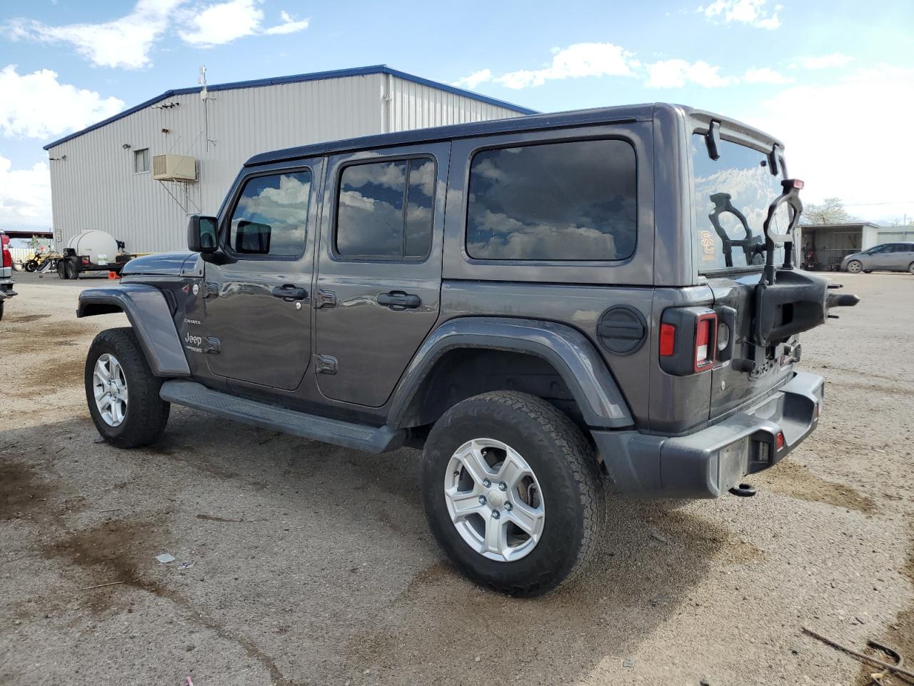 2018 Jeep Wrangler Unlimited Sahara charcoal null gas 1C4HJXEN1JW193271 photo #3