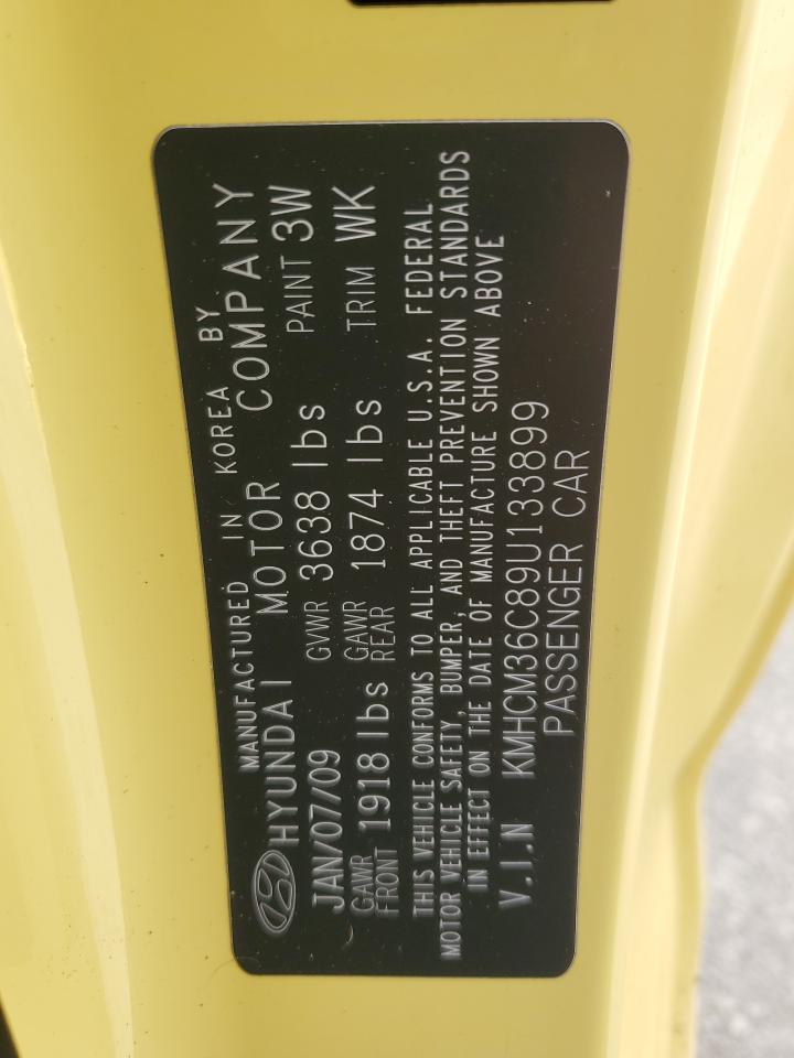 2009 Hyundai Accent Gs VIN: KMHCM36C89U133899 Lot: 84742515