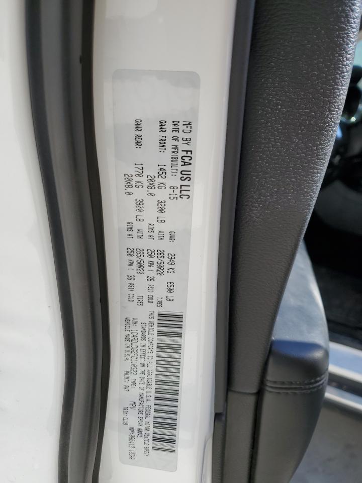 2015 Dodge Durango Limited VIN: 1C4RDJDG2FC110323 Lot: 81842455