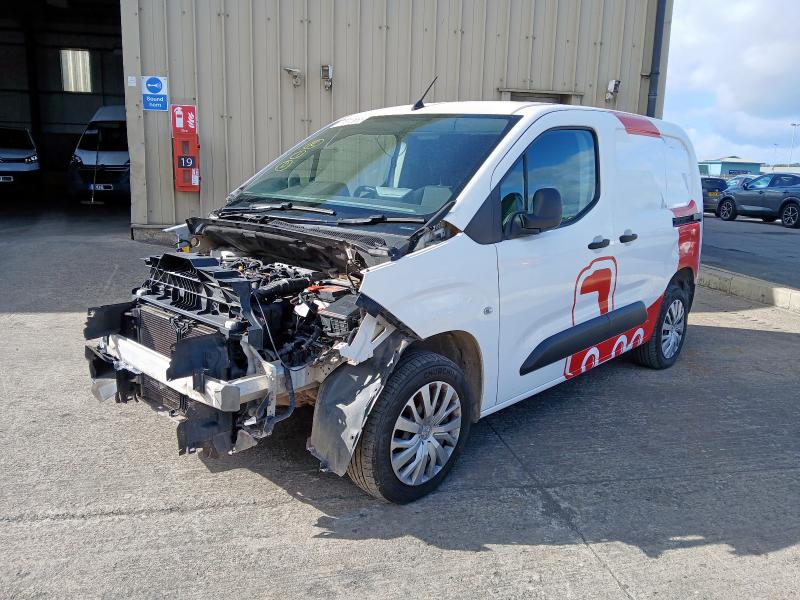 2020 PEUGEOT PARTNER PROFESSIONAL L1 B  for sale at Copart CHESTER