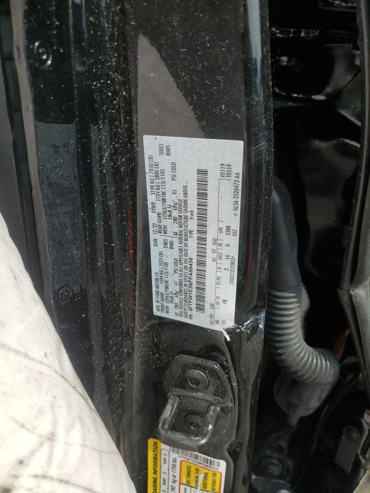 2023 Ford F150 Supercrew VIN: 1FTFW1E59PFA69456 Lot: 81221885