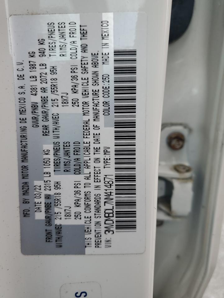 2022 Mazda Cx-30 Premium VIN: 3MVDMBDL7NM414871 Lot: 81247535