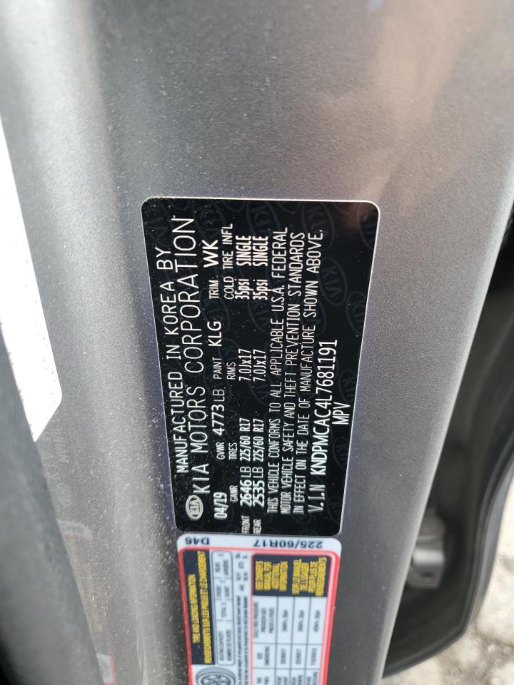 2020 Kia Sportage Lx VIN: KNDPMCAC4L7681191 Lot: 81438805