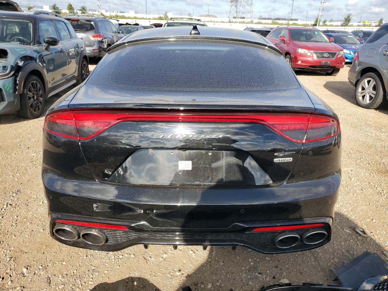 2022 Kia Stinger Gt2 VIN: KNAE55LC9N6103705 Lot: 71479385