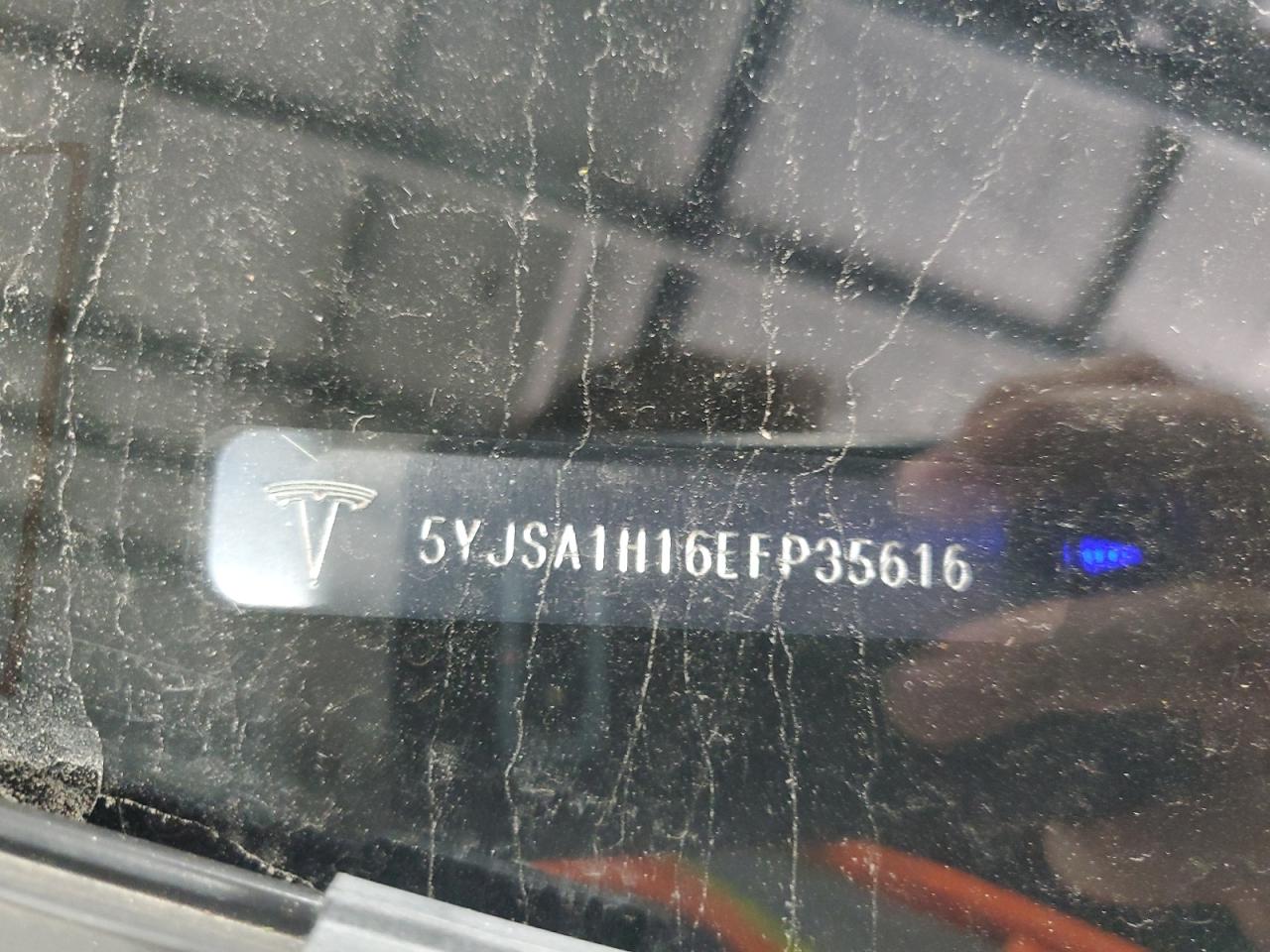 2014 Tesla Model S VIN: 5YJSA1H16EFP35616 Lot: 80509065