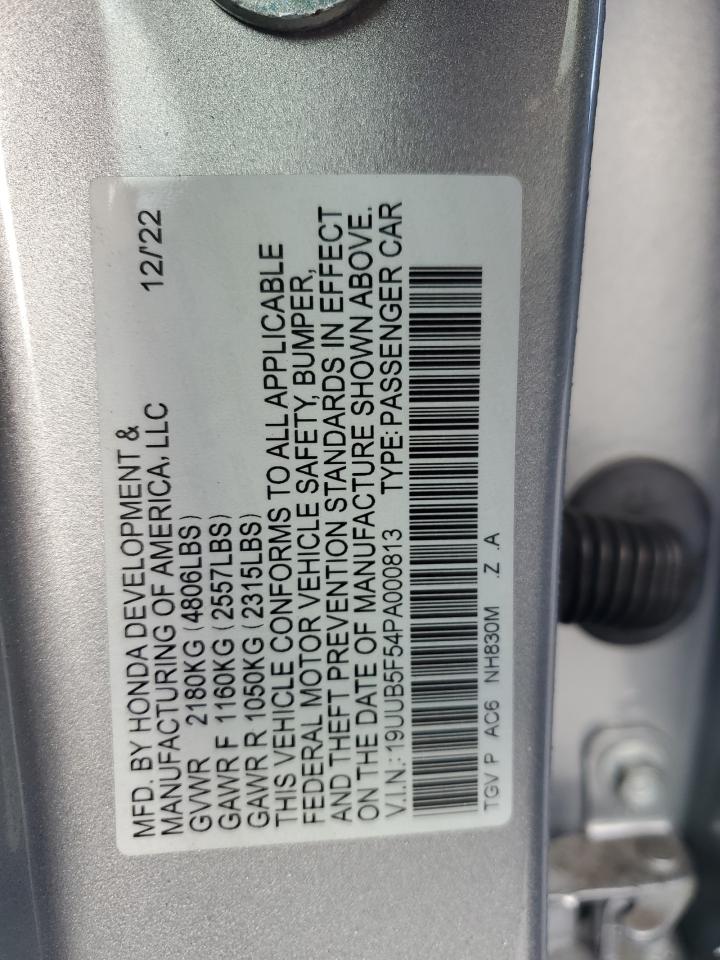 2023 Acura Tlx Tech A VIN: 19UUB5F54PA000813 Lot: 70563405