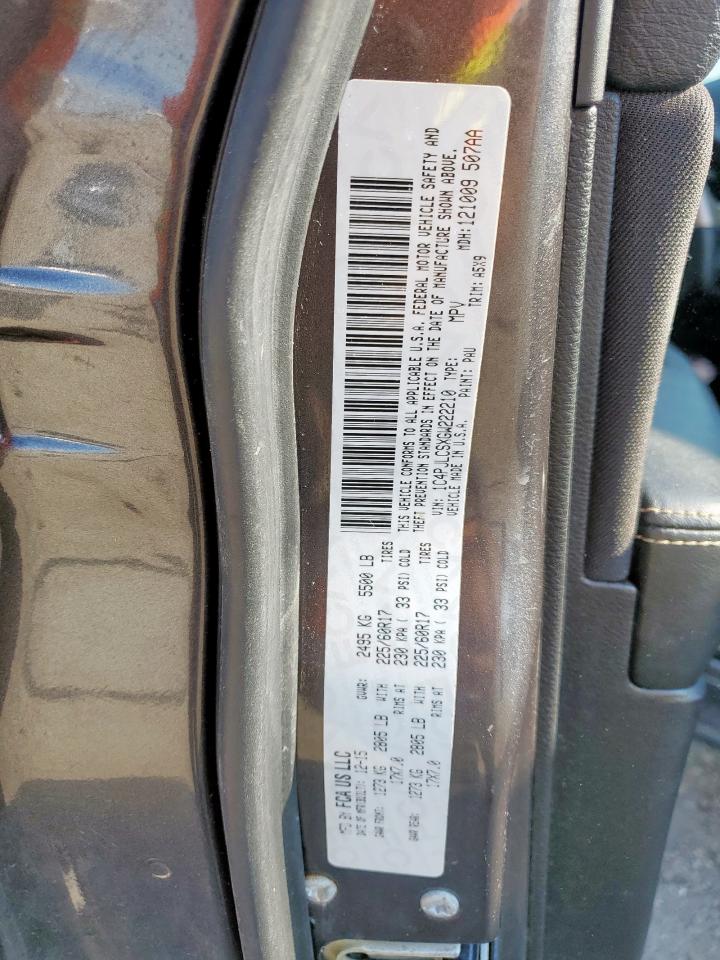 2016 Jeep Cherokee Latitude VIN: 1C4PJLCSXGW222210 Lot: 80284085