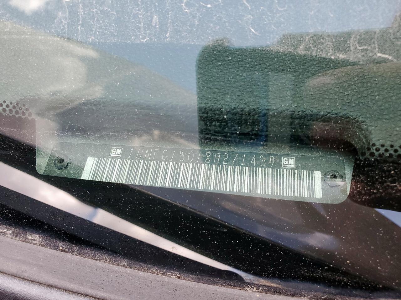 2008 Chevrolet Tahoe C1500 VIN: 1GNFC13018R271439 Lot: 81680805