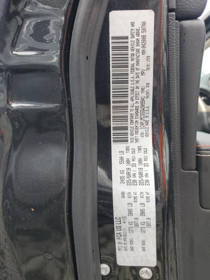 2016 Jeep Cherokee Latitude VIN: 1C4PJMCS5GW309941 Lot: 82045985