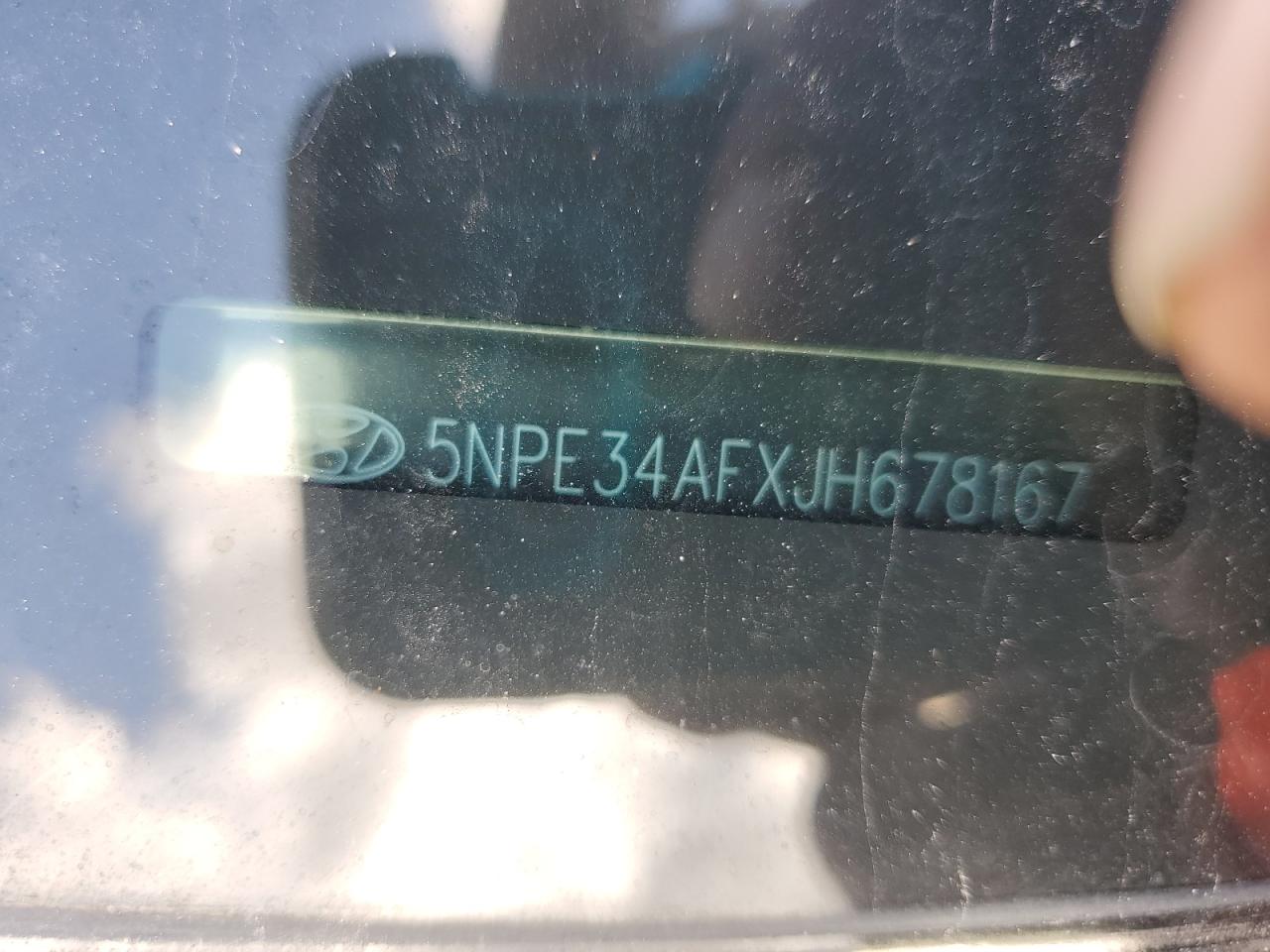 2018 Hyundai Sonata Sport VIN: 5NPE34AFXJH678167 Lot: 84060655
