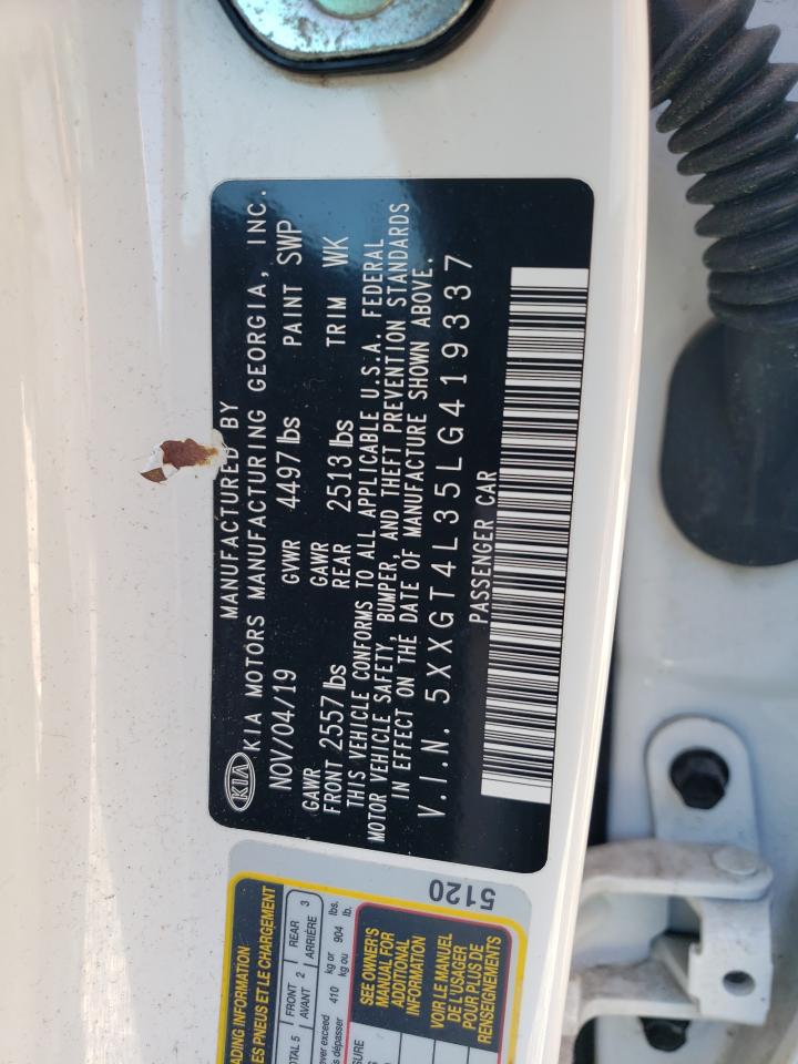 2020 Kia Optima Lx VIN: 5XXGT4L35LG419337 Lot: 81903635